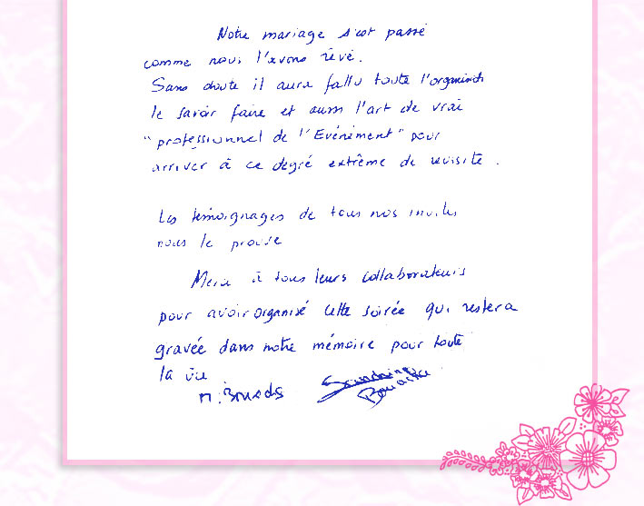 Une soir�e inoubliable